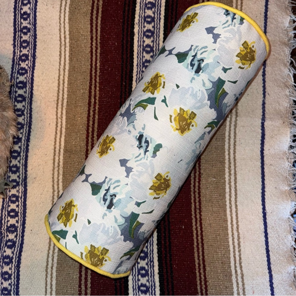 Sewing Down South Bolster Floral Pillow
